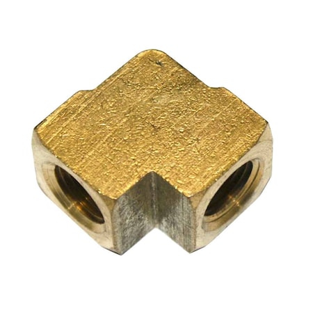 Brass Elbow Fitting 1/4 Inch NPT Female, PK 6